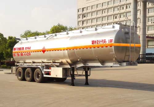 楚飛牌CLQ9405GYYBA型鋁合金運油半掛車