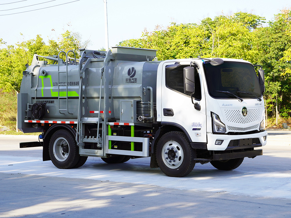 CLT5120TCABJBEV型純電動餐廚垃圾車 歐馬可智藍(lán)