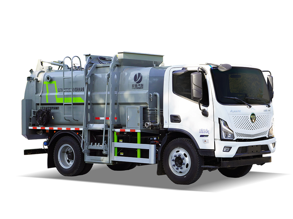 CLT5120TCABJBEV型純電動餐廚垃圾車 歐馬可智藍